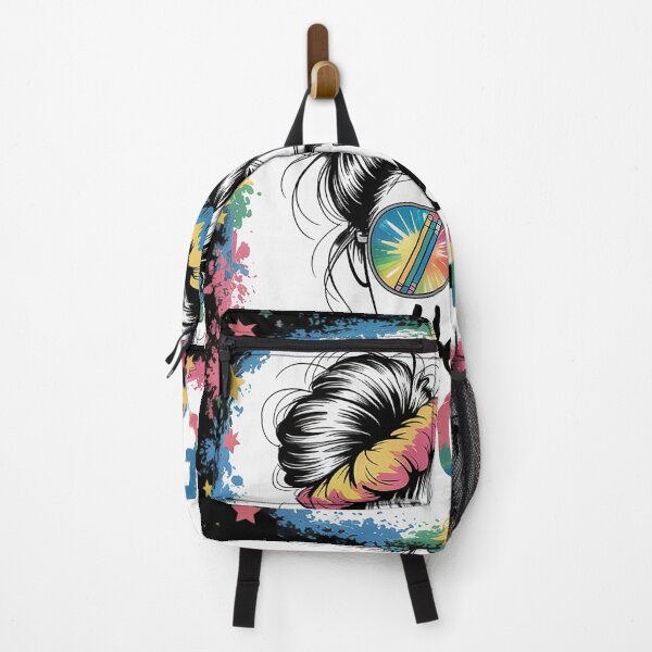Item preview, Hello 4Th Grade Messy Hair Bun Girl Back To School designed and sold by RayhendersonArt.