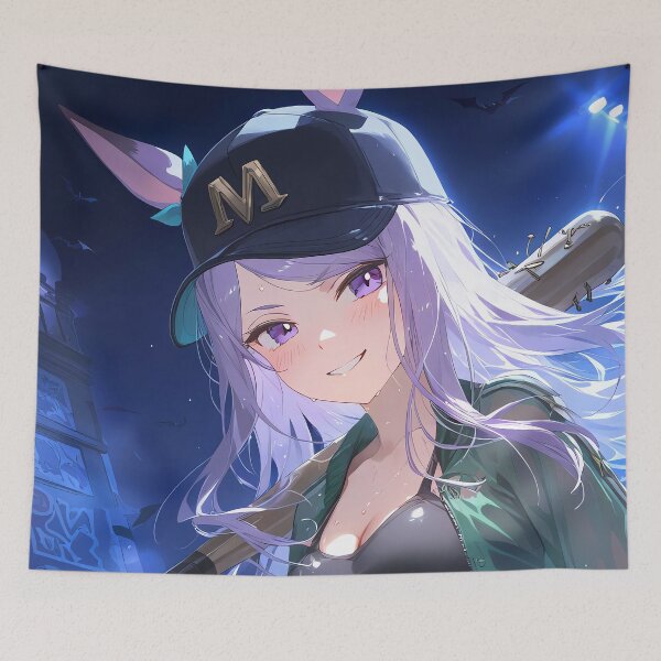 Item preview, Mejiro McQueen Night Baseball Waifu Girl Uma Musume Pretty Derby Anime designed and sold by Tokyonomad.