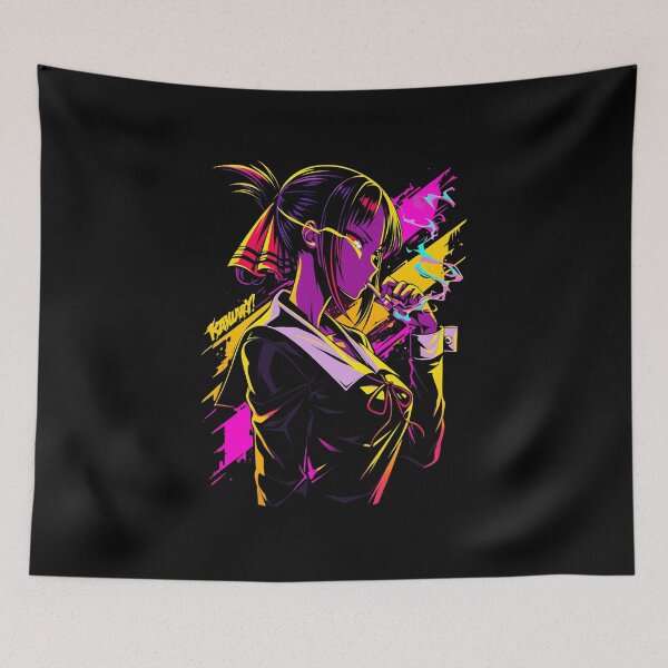 Item preview, Love Is War Colorful Abstract Anime Girl Pose designed and sold by JasonsGeorge.
