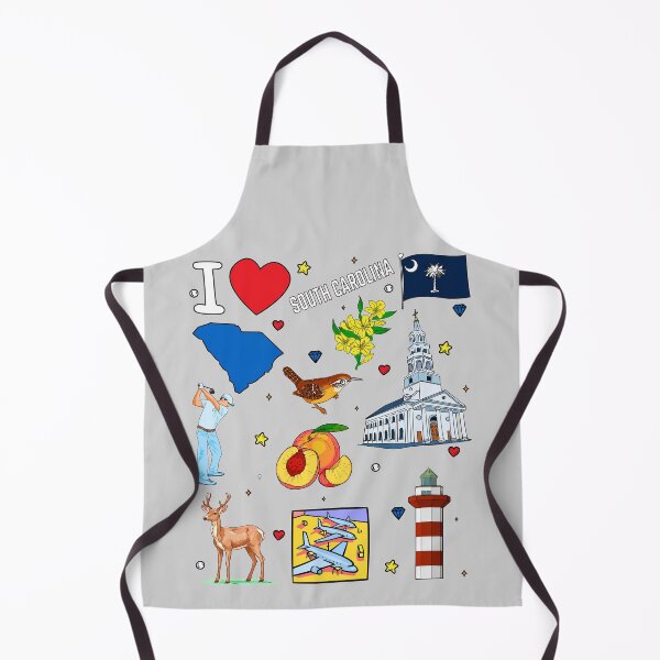Item preview, South Carolina State Pride - Iconic Landmarks & Symbols Pattern designed and sold by mashmosh.