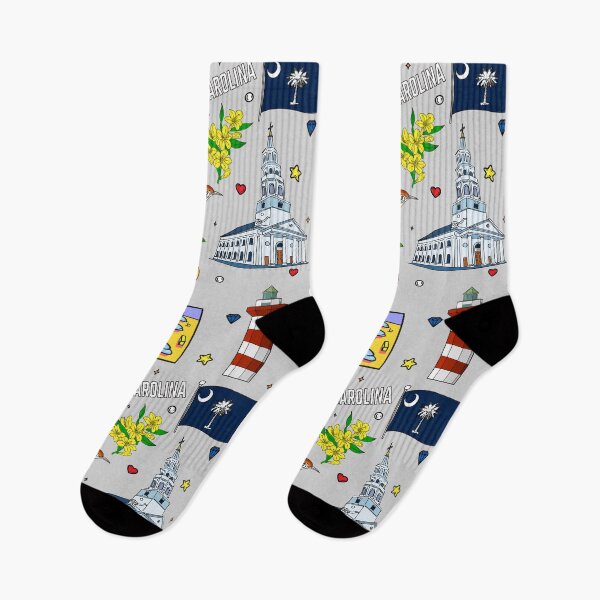 Item preview, South Carolina State Pride - Iconic Landmarks & Symbols Pattern designed and sold by mashmosh.