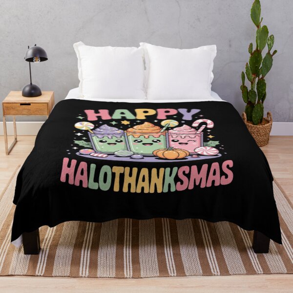 Item preview, Happy Hallothanksmas Halloween Thanksgiving Christmas 02 designed and sold by RsFilsingerArt.