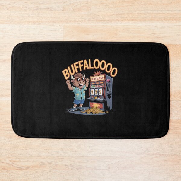 Item preview, Lucky Buffalo Casino Slot Machine Gambling designed and sold by DianaStantzo.