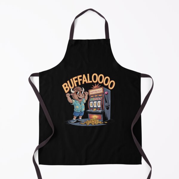 Item preview, Lucky Buffalo Casino Slot Machine Gambling designed and sold by DianaStantzo.