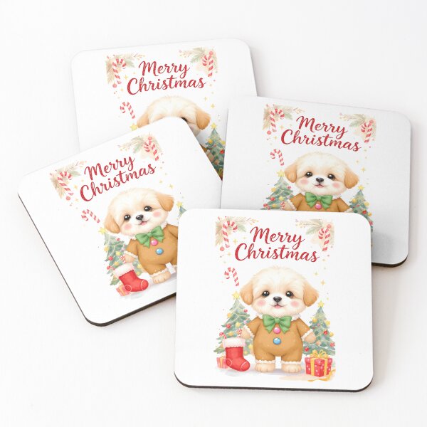 Item preview, Christmas Maltipoo designed and sold by Kedspicedesign.