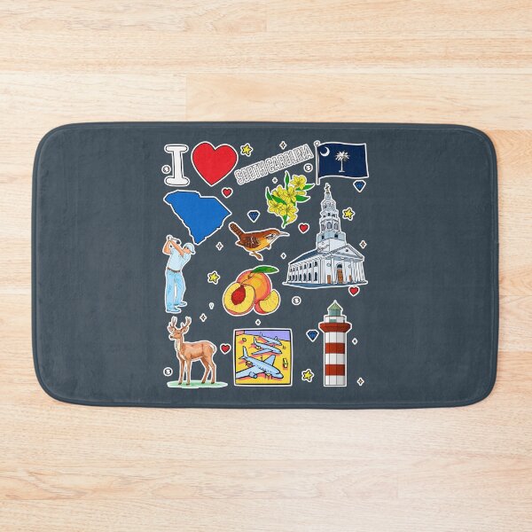 Item preview, South Carolina Pride, Iconic State Symbols & Landmarks Sticker Pack designed and sold by mashmosh.