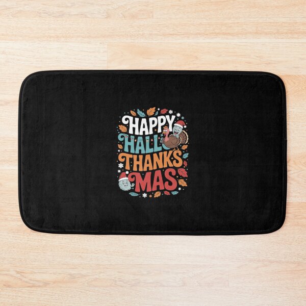 Item preview, Happy Hallothanksmas Halloween Thanksgiving Christmas 2  designed and sold by RsFilsingerArt.