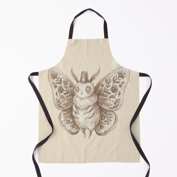 Item preview, Vintage Cottagecore: Old-Lace Moth Spirit designed and sold by bapupa.