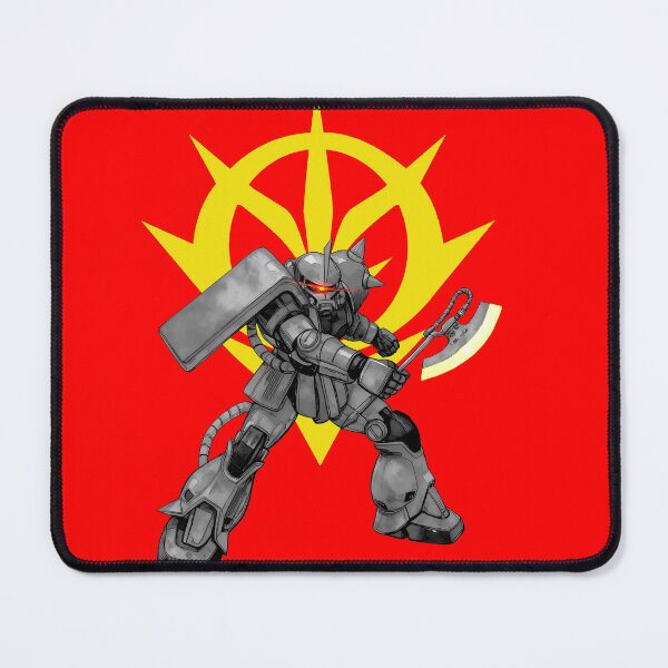 Item preview, black white ZAKU char aznable GUNDAM RED COMET vector art designed and sold by sabartgunpla.