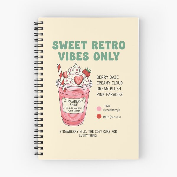 Item preview, Sweet Retro Strawberry Milk | Cozy Creamy Cloud Pink Paradise Vinyl Gift designed and sold by cozy corner co. .