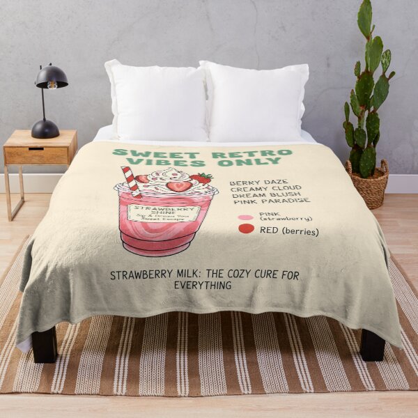 Item preview, Sweet Retro Strawberry Milk | Cozy Creamy Cloud Pink Paradise Vinyl Gift designed and sold by cozy corner co. .