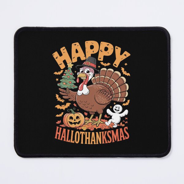 Item preview, Happy Hallothanksmas Halloween Thanksgiving Christmas 07  designed and sold by RsFilsingerArt.