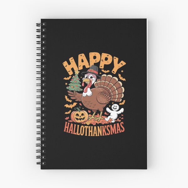 Item preview, Happy Hallothanksmas Halloween Thanksgiving Christmas 07  designed and sold by RsFilsingerArt.
