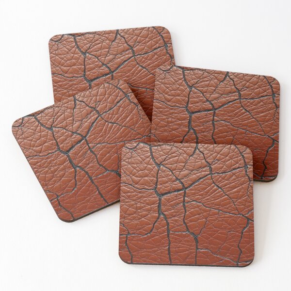 Item preview, Aged Cracked Terracotta Leather Texture designed and sold by SolaoLab.