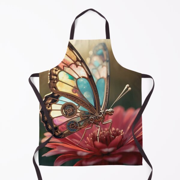 Item preview, Clockwork Butterfly with Intricate Glass Design designed and sold by Wonderful Designs.
