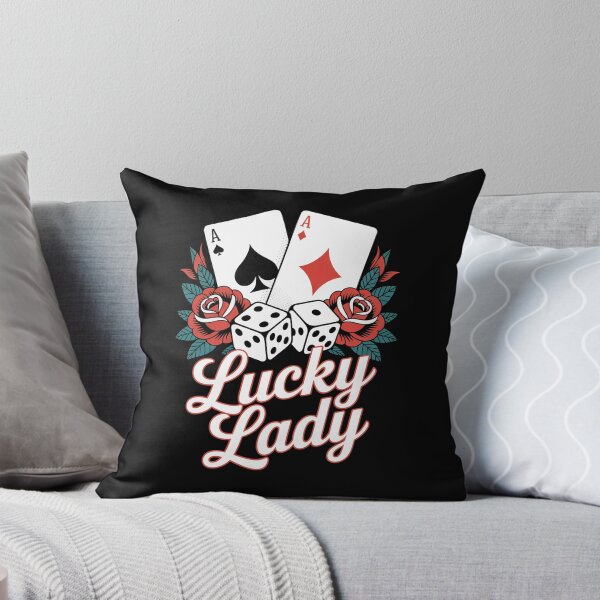 Item preview, Lucky Lady Poker Player Gambling Casino designed and sold by RayhendersonArt.