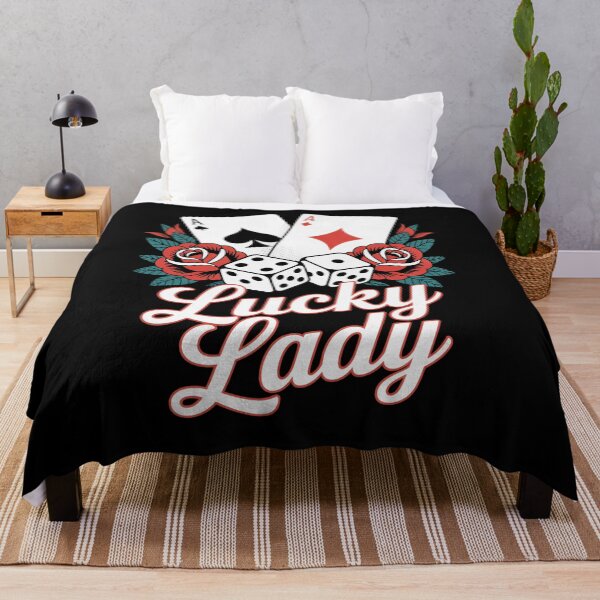 Item preview, Lucky Lady Poker Player Gambling Casino designed and sold by RayhendersonArt.