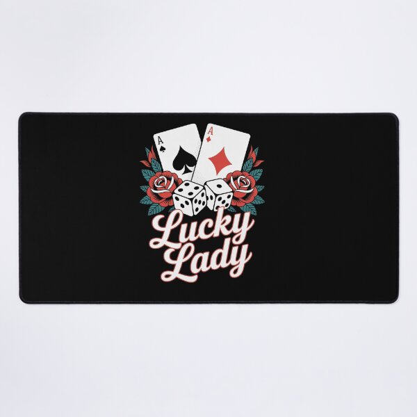 Item preview, Lucky Lady Poker Player Gambling Casino designed and sold by RayhendersonArt.