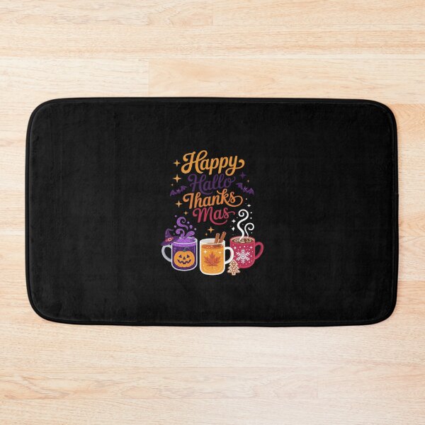 Item preview, Happy Hallothanksmas Halloween Thanksgiving Christmas 13  designed and sold by RsFilsingerArt.