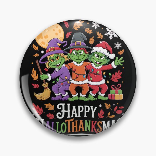 Item preview, Happy hallothanksmas cactus halloween thanksgiving christma  designed and sold by VerseFarm.