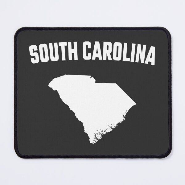 Item preview, South Carolina State Pride - Classic White Silhouette Map designed and sold by mashmosh.