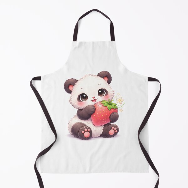 Item preview, Kawaii Strawberry Panda – Cute Fruit Friend designed and sold by kimkosovo.