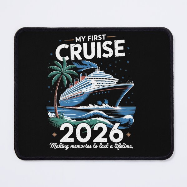 Item preview, My First Cruise 2026 Family Vacation designed and sold by RayhendersonArt.