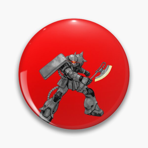 Item preview, illustration black white ZAKU char aznable GUNDAM RED COMET vector art designed and sold by sabartgunpla.