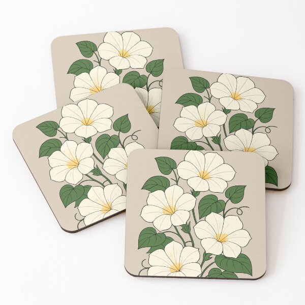 Item preview, Vintage Moonflower Botanical Art - Ipomoea Alba Night Garden Print designed and sold by MAGICKEY2024.