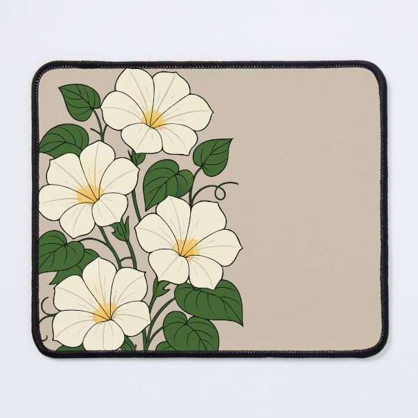 Item preview, Vintage Moonflower Botanical Art - Ipomoea Alba Night Garden Print designed and sold by MAGICKEY2024.