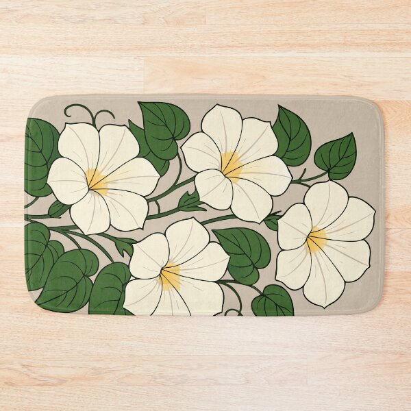 Item preview, Vintage Moonflower Botanical Art - Ipomoea Alba Night Garden Print designed and sold by MAGICKEY2024.