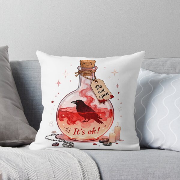 Item preview, Ghost Raven – Red Potion designed and sold by Jungle Mantis.