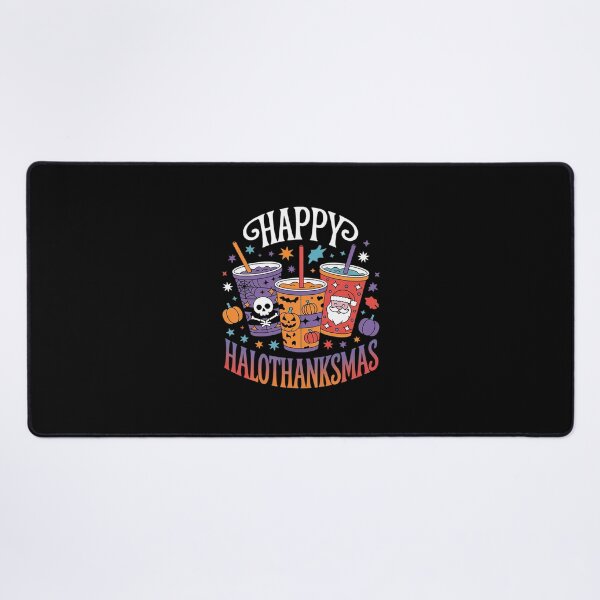 Item preview, Happy Hallothanksmas Halloween Thanksgiving Christmas designed and sold by RsFilsingerArt.