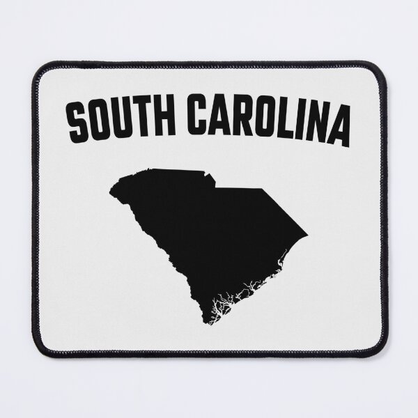Item preview, South Carolina State Silhouette - Classic Black & White Vintage Style designed and sold by mashmosh.