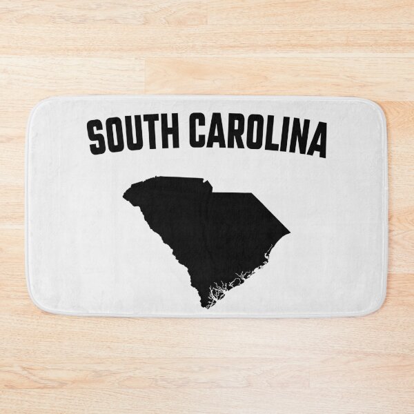 Item preview, South Carolina State Silhouette - Classic Black & White Vintage Style designed and sold by mashmosh.