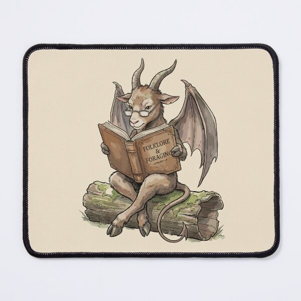 Item preview, Cryptidcore: Jersey Devil's Reading Break designed and sold by bapupa.