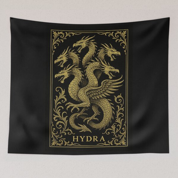 Item preview, Hydra – Golden Serpent of Endless Rebirth designed and sold by Czerkiz.