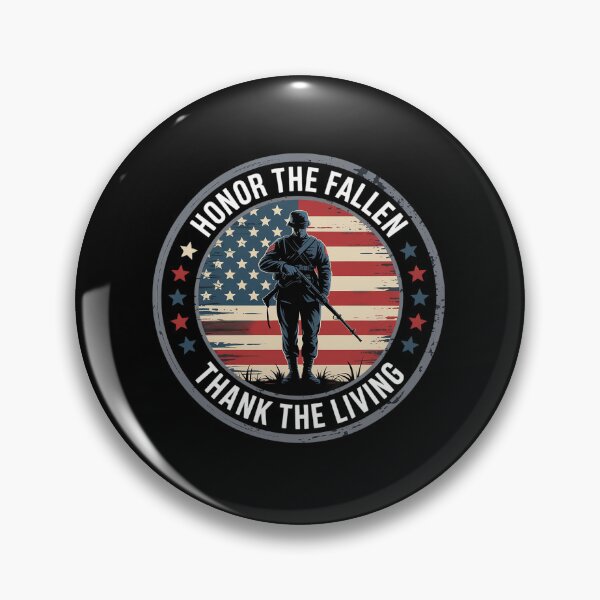 Item preview, Honor The Fallen Thank The Living Memorial Day Veteran Flag designed and sold by StephenDDArt.