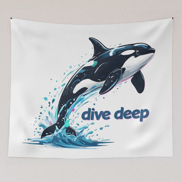 Item preview, orca, sea, animal, whales, orcas, dolphin designed and sold by TrueArtVibes.