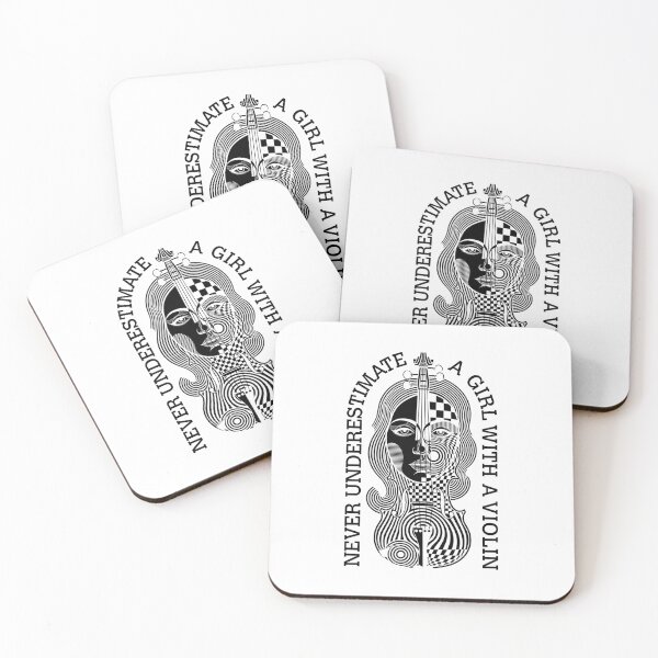 Item preview, Never Underestimate A Girl With A Violin Violinist Woman designed and sold by GrandeDuc.