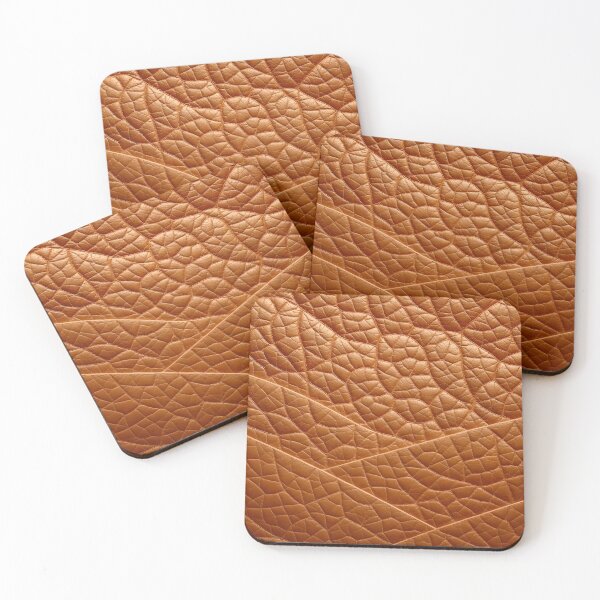 Item preview, Terracotta Cognac Leather Texture designed and sold by SolaoLab.