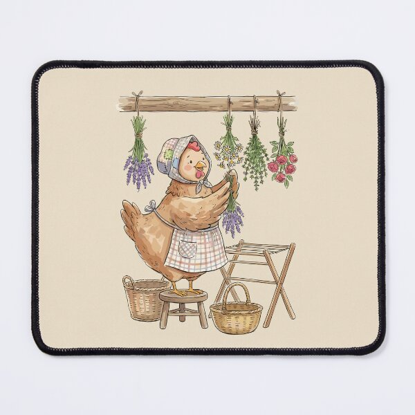 Item preview, Cute Farm Animals: Chicken's Herb Drying designed and sold by bapupa.