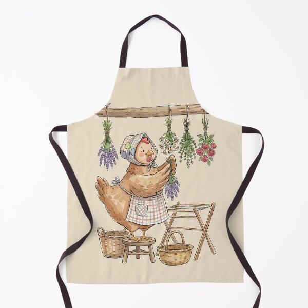 Item preview, Cute Farm Animals: Chicken's Herb Drying designed and sold by bapupa.