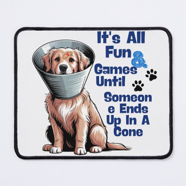 Item preview, Its All Fun And Games Until Someone Ends Up In A Cone designed and sold by Playful Strokes pom@pom.