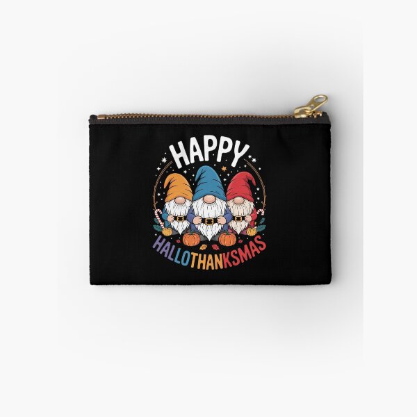 Item preview, Happy HalloThanksMas Halloween Thanksgiving Christmas Gnomes1  designed and sold by RsFilsingerArt.