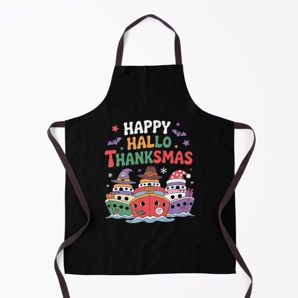 Item preview, Happy Hallothanksmas Cruise Halloween Christmas Thanksgiving  designed and sold by VerseFarm.