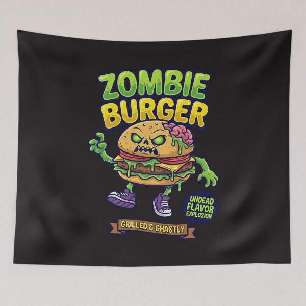 Item preview, Zombie Burger: A Gourmet Graveyard Griller designed and sold by AwesomeBeyondLimits.