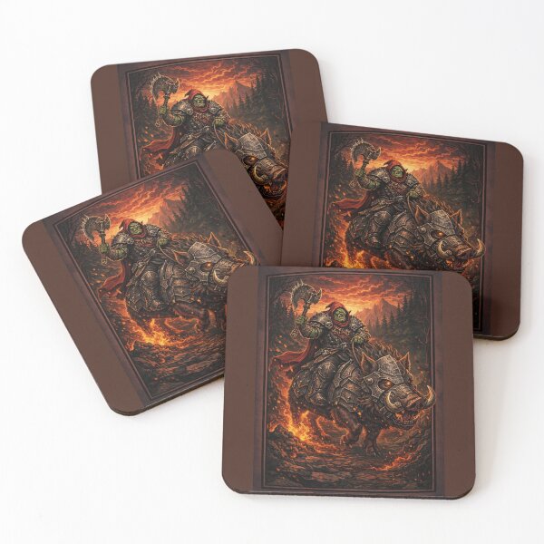 Item preview, Epic Orc Warrior Riding Armored Boar designed and sold by Maverickystore.