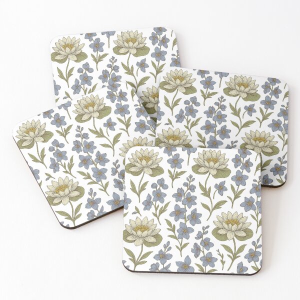 Item preview, July | Larkspur and Water lily designed and sold by vagar.