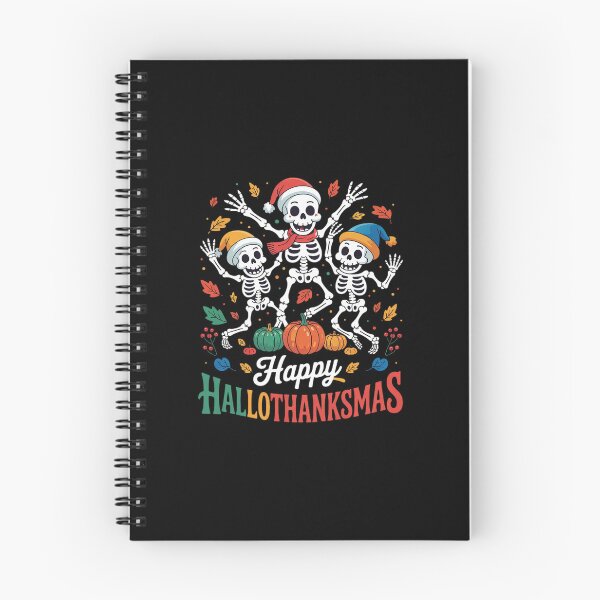 Item preview, Happy Hallothanksmas Halloween Thanksgiving Christmas  designed and sold by RsFilsingerArt.